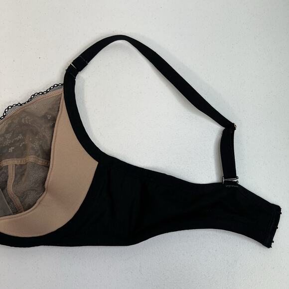 Torrid Curves Plus 40B Bra Plunge Unlined Mesh Lace Straight Back Multi-Way - Picture 10 of 15